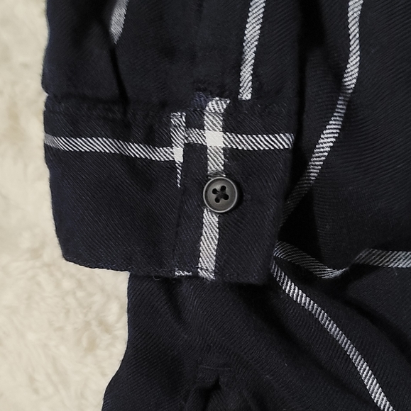 PLAID BUTTON FRONT LUCKY BRAND DRESS SIZE SMALL - Picture 5 of 9